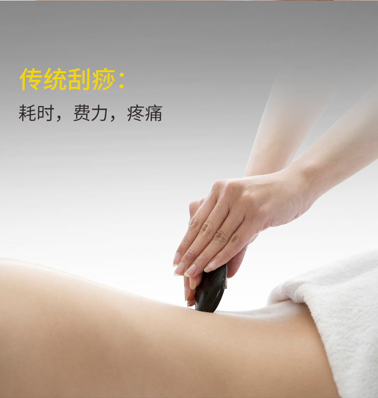 傳統(tǒng)刮痧的缺點：耗時、費(fèi)力而且很痛